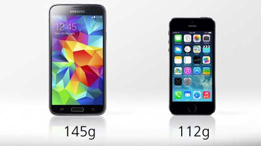 comparatif-galaxy-s5-vs-iphone-5s-poids