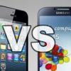 Comparatif Galaxy S4 vs iPhone 5