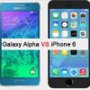 Samsung Galaxy Alpha vs iPhone 6